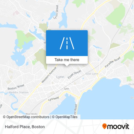 Mapa de Halford Place