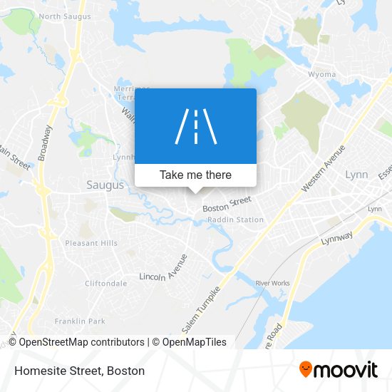 Mapa de Homesite Street