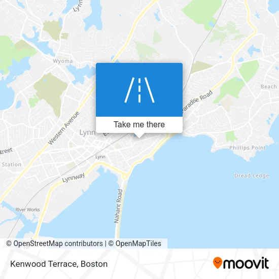 Kenwood Terrace map