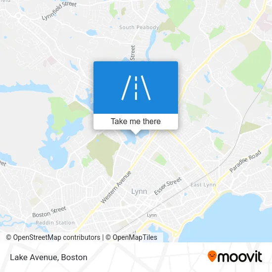 Lake Avenue map