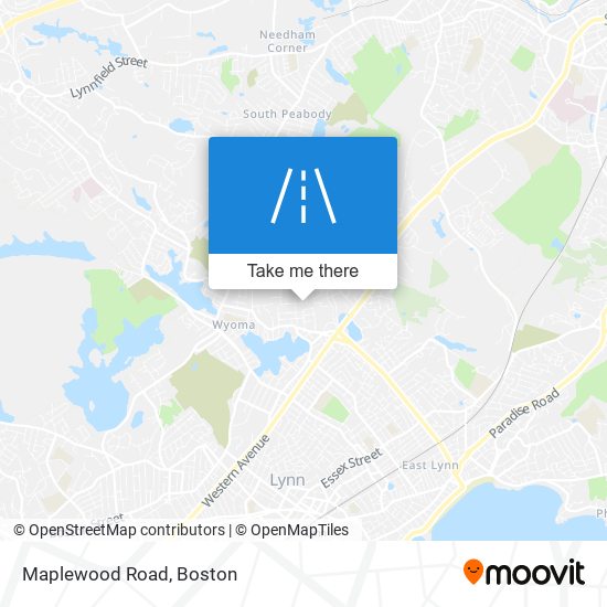 Mapa de Maplewood Road