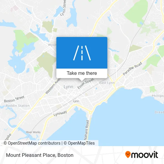 Mount Pleasant Place map