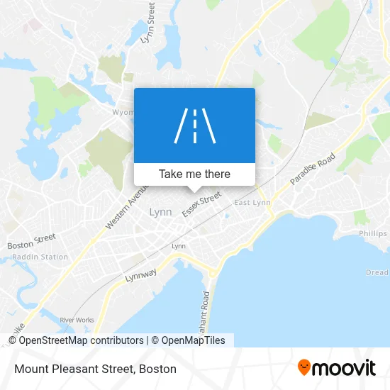 Mount Pleasant Street map