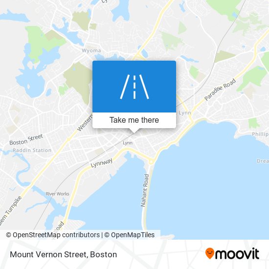 Mount Vernon Street map