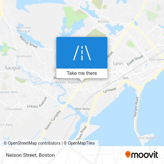 Mapa de Nelson Street