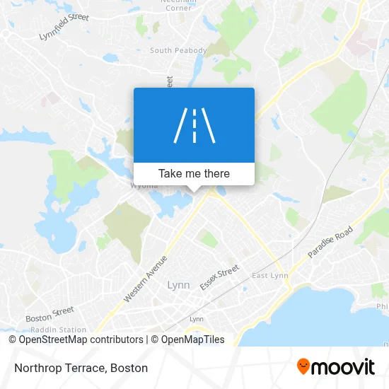 Northrop Terrace map