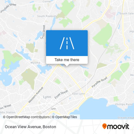 Mapa de Ocean View Avenue