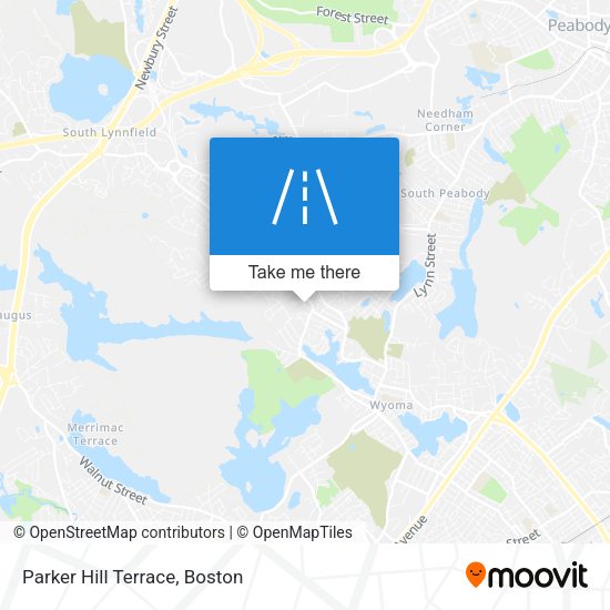 Mapa de Parker Hill Terrace