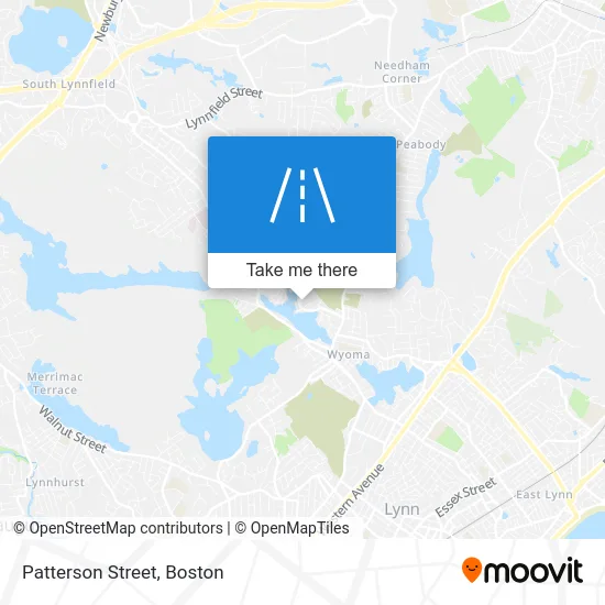 Patterson Street map