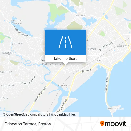 Princeton Terrace map