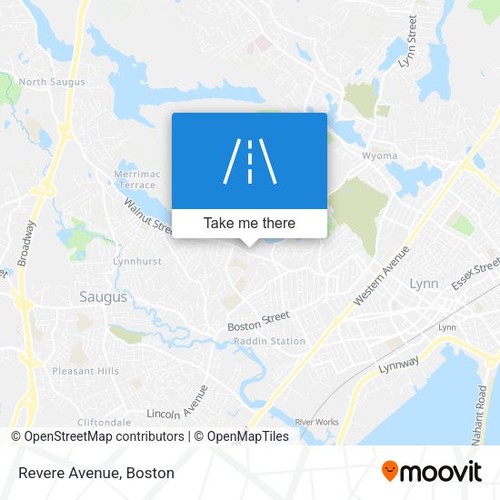 Mapa de Revere Avenue