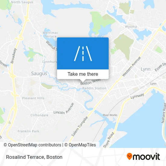 Rosalind Terrace map