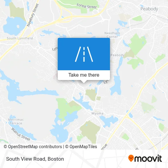 South View Road map