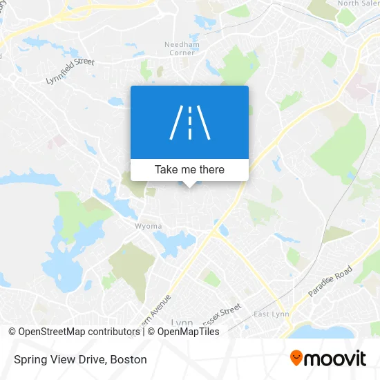 Spring View Drive map