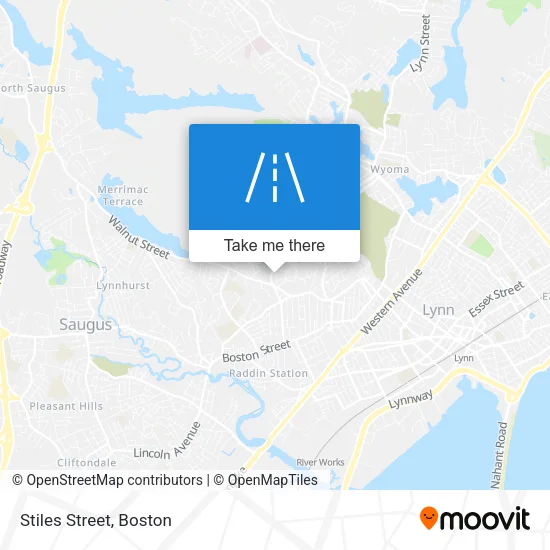 Stiles Street map