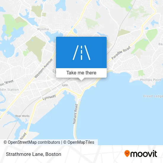 Strathmore Lane map