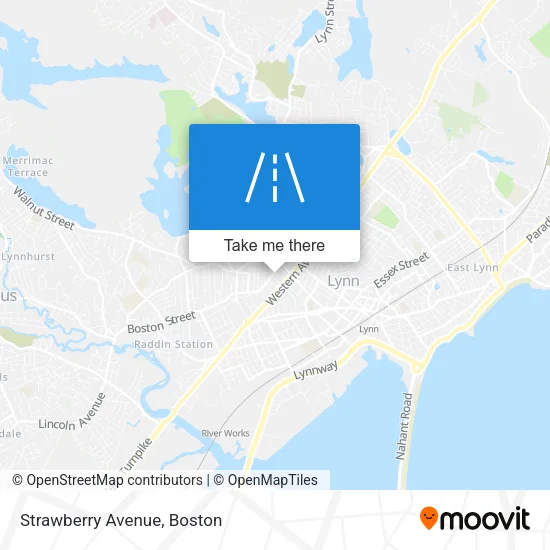 Strawberry Avenue map