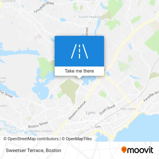 Sweetser Terrace map