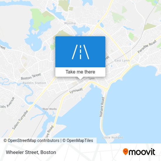 Mapa de Wheeler Street