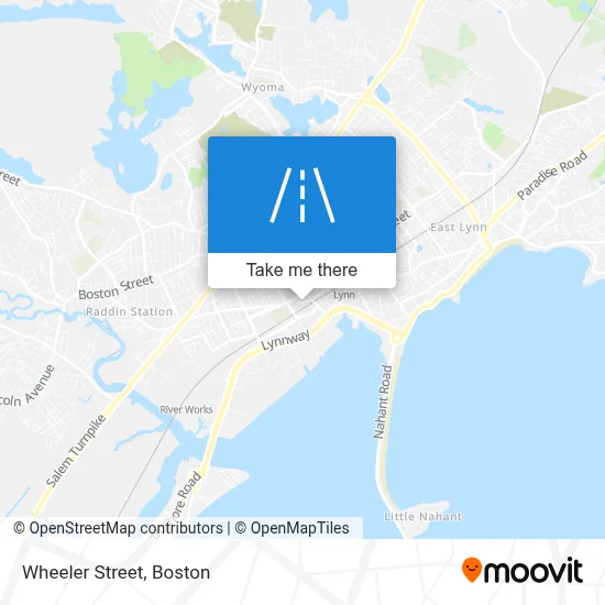Wheeler Street map