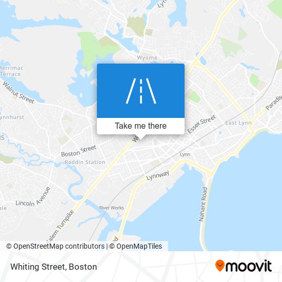 Whiting Street map