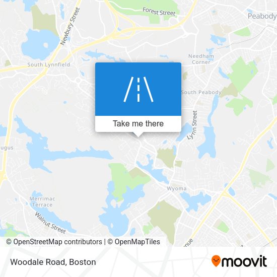 Woodale Road map