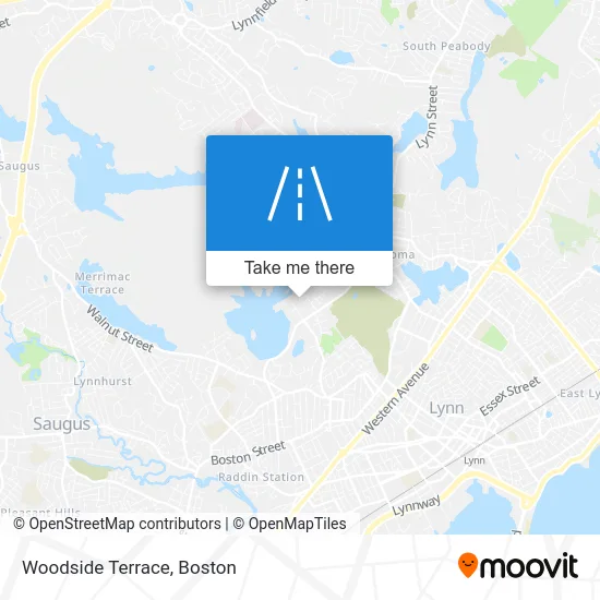 Woodside Terrace map