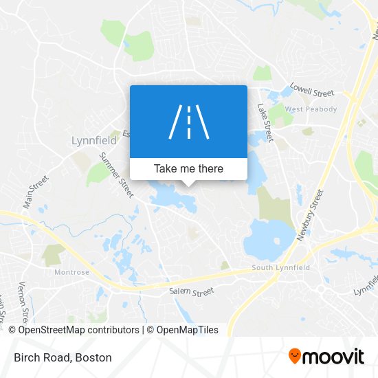 Mapa de Birch Road
