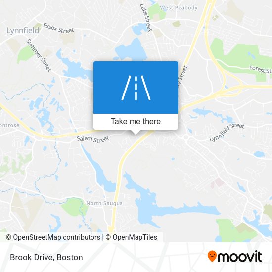 Mapa de Brook Drive