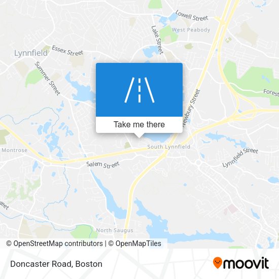 Mapa de Doncaster Road