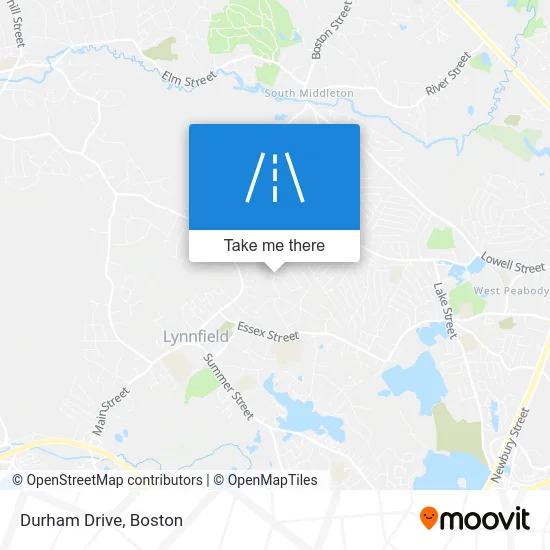 Durham Drive map
