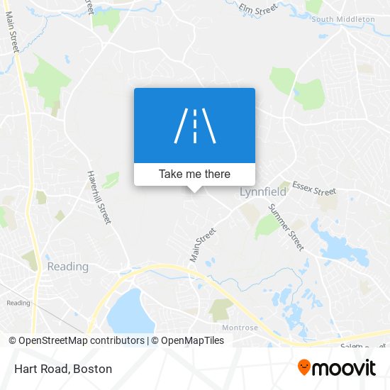 Mapa de Hart Road