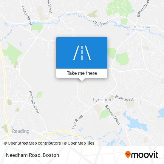 Needham Road map