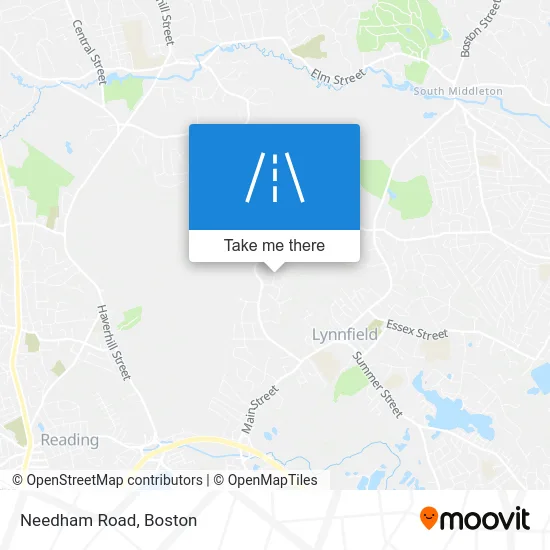 Needham Road map
