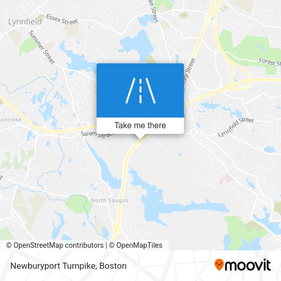 Mapa de Newburyport Turnpike