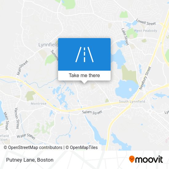 Mapa de Putney Lane