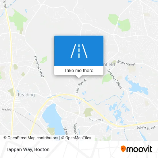 Tappan Way map