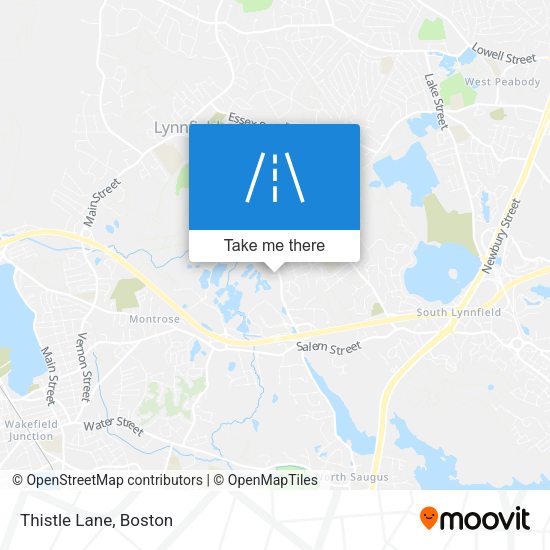 Thistle Lane map