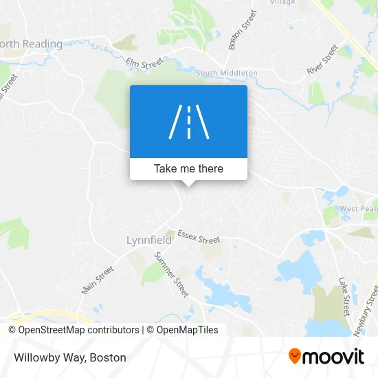 Willowby Way map