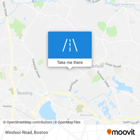 Windsor Road map