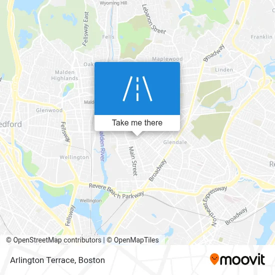 Arlington Terrace map
