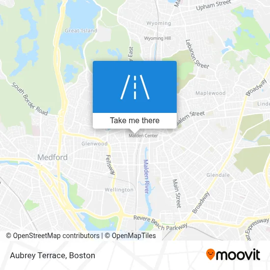 Aubrey Terrace map