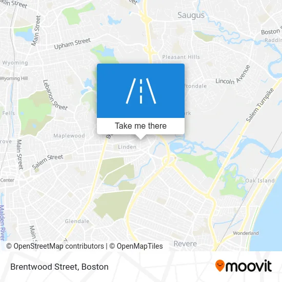 Brentwood Street map