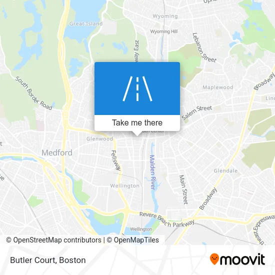 Butler Court map