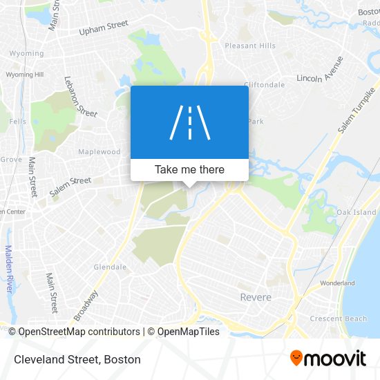Mapa de Cleveland Street
