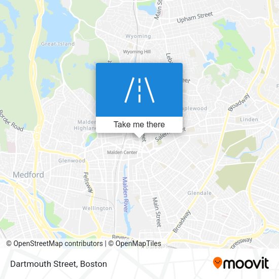 Mapa de Dartmouth Street