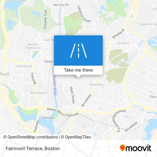 Fairmont Terrace map