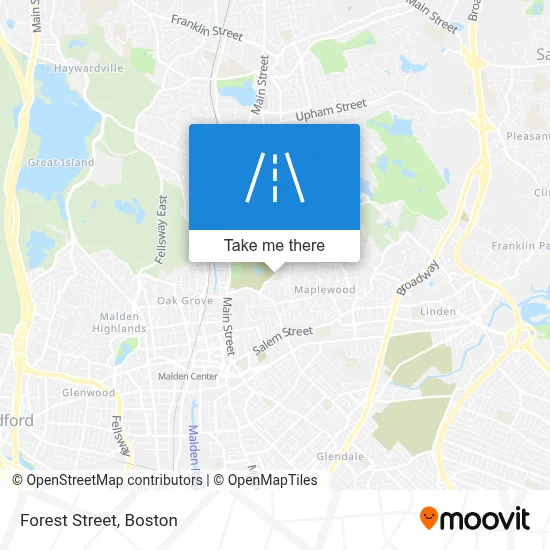 Forest Street map