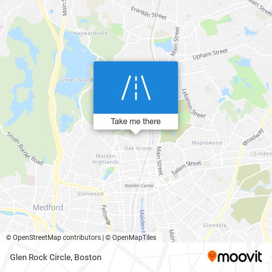 Glen Rock Circle map