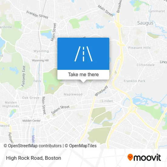 High Rock Road map